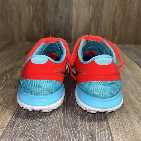 Nike Womens US Size 9.5 FS Lite Run 616684-600 Red Blue Running Sneaker Shoes - Picture 7 of 12